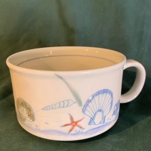 VTG Otagiri Japan Shells Beach Ocean Starfish Stoneware Mug